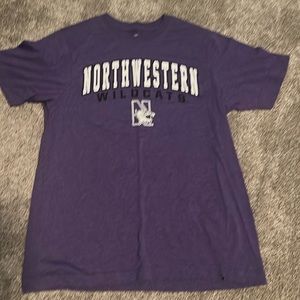 Northwestern wildcats tee worn 2x